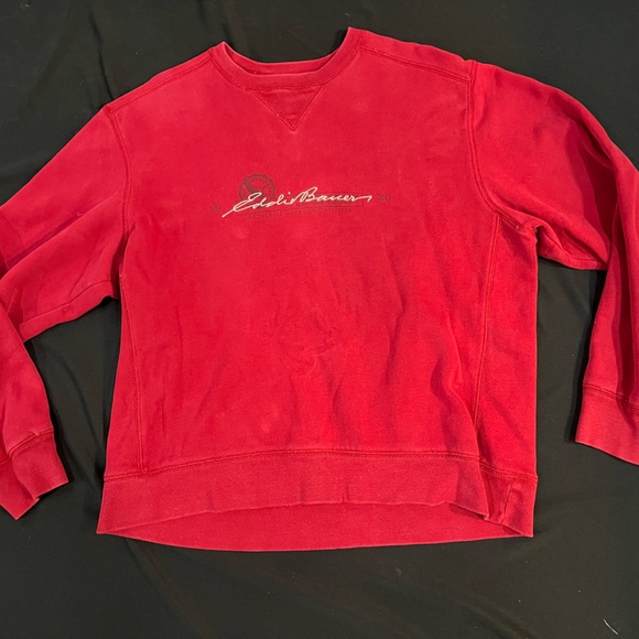 Red Vintage Eddie Bauer Crew Neck Size L
